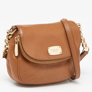 Michael Kors Tan Leather Crossbody Bag- Bedford